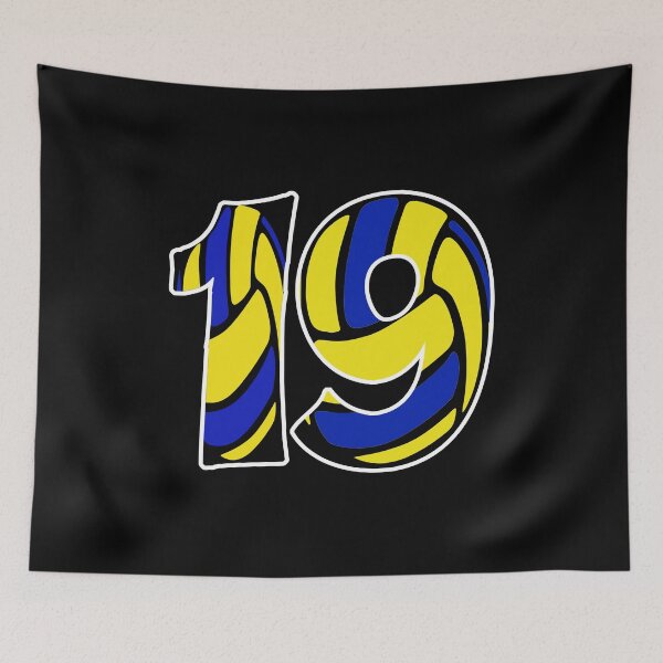 Item preview, Men's Volleyball Player Gift Number 19 designed and sold by RomualdGR.