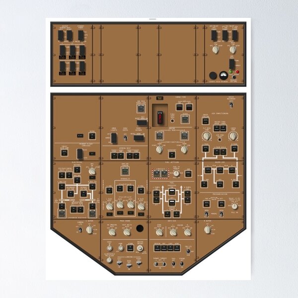 Item preview, BOEING 777 OVERHEAD PANEL designed and sold by Ljubomir Cvijovic.