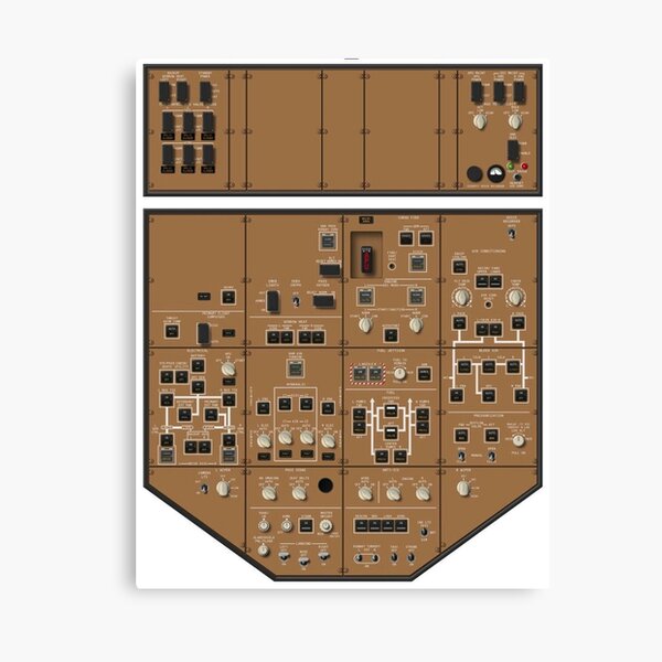 “BOEING 777 OVERHEAD PANEL” Canvas Print for Sale by Ljubo339- | Redbubble