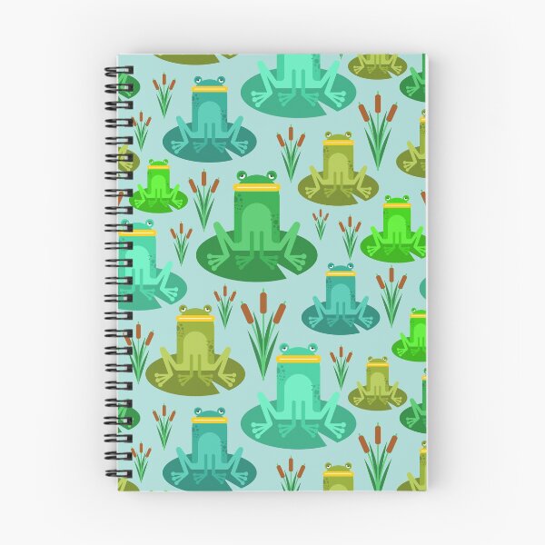 Item preview, Green Frogs in the Pond and Cattails designed and sold by silviaol.