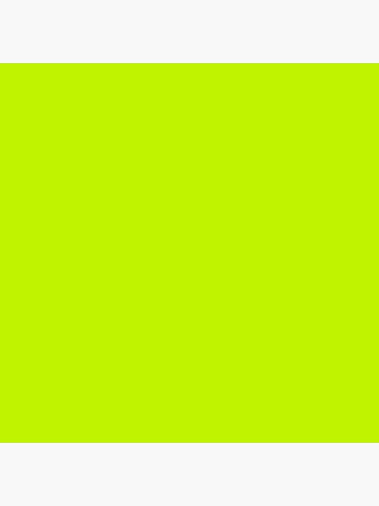 Bitter Lime Neon Green Solid Color Sticker For Sale By Podartist Redbubble 