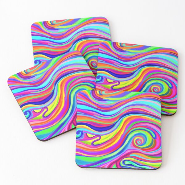 Item preview, Trippy Swirly Rainbow Abstract designed and sold by Deborah Camp.