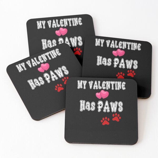 Item preview, My Valentine Has Paws Dog Lover designed and sold by ZiesMerch.