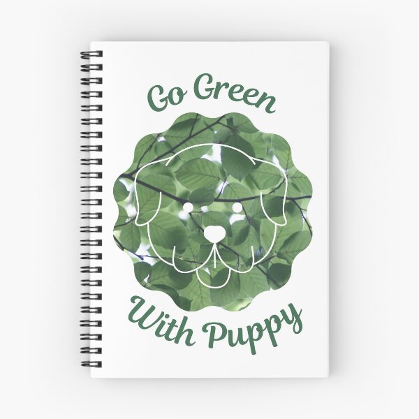 Item preview, Go Green With Puppy designed and sold by kucingmaikan.