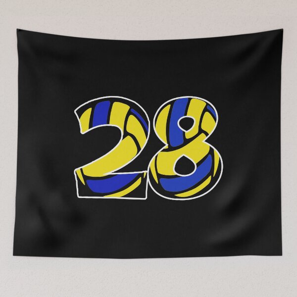 Item preview, Men's Volleyball Player Gift Number 28 designed and sold by RomualdGR.