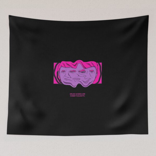 Item preview, Drunk Words are Sober Thoughts designed and sold by DidYouDie x Design.