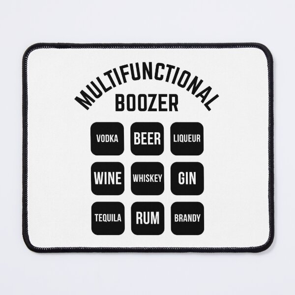 Item preview, Multifunctional Boozer (Drinking Alcohol / Black) designed and sold by MrFaulbaum.