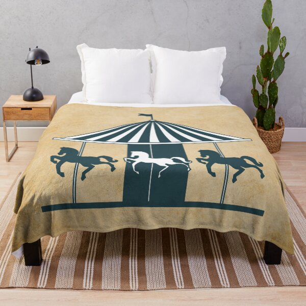 Item preview, Horse Carousel on Vintage Paper designed and sold by HiddenPuppets.
