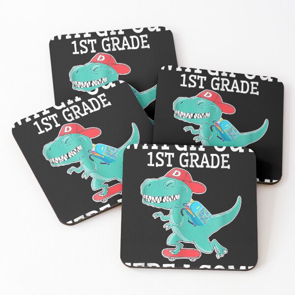 Item preview, Watch Out 1st Grade Here I Come Dinosaur Back To School Gift  designed and sold by CharlesNassauer.