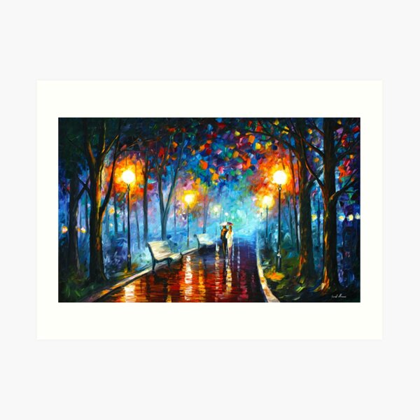 MISTY MOOD - Leonid Afremov Art Print