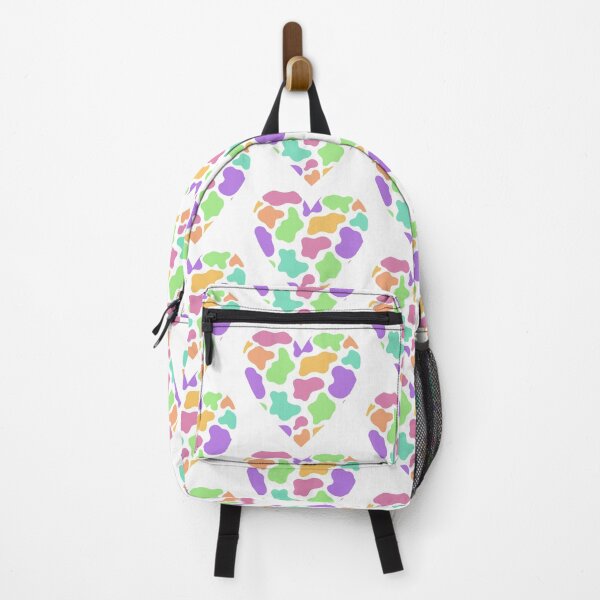 Item preview, Cow Print Rainbow Heart designed and sold by jillellart.