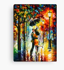 DANCE UNDER THE RAIN - Leonid Afremov Canvas Print