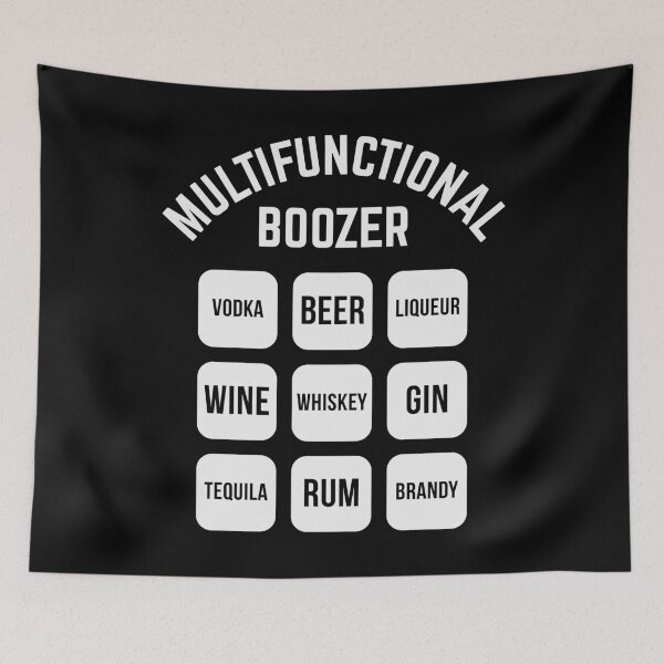 Item preview, Multifunctional Boozer (Drinking Alcohol / White) designed and sold by MrFaulbaum.