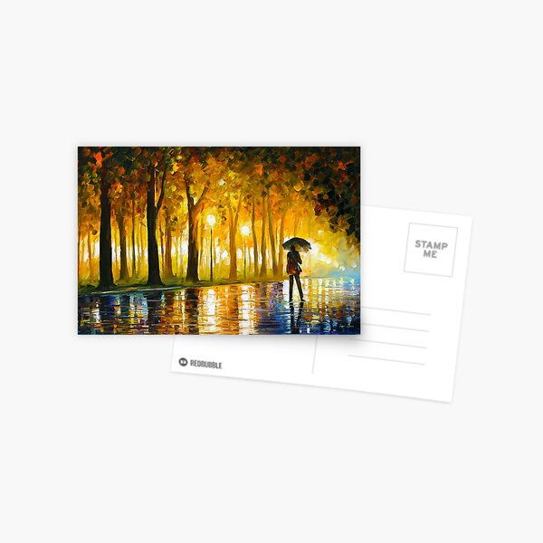 BEWITCHED PARK - Leonid Afremov Postcard