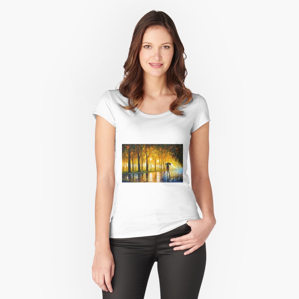 Item preview, Fitted Scoop T-Shirt designed and sold by vitebskart.