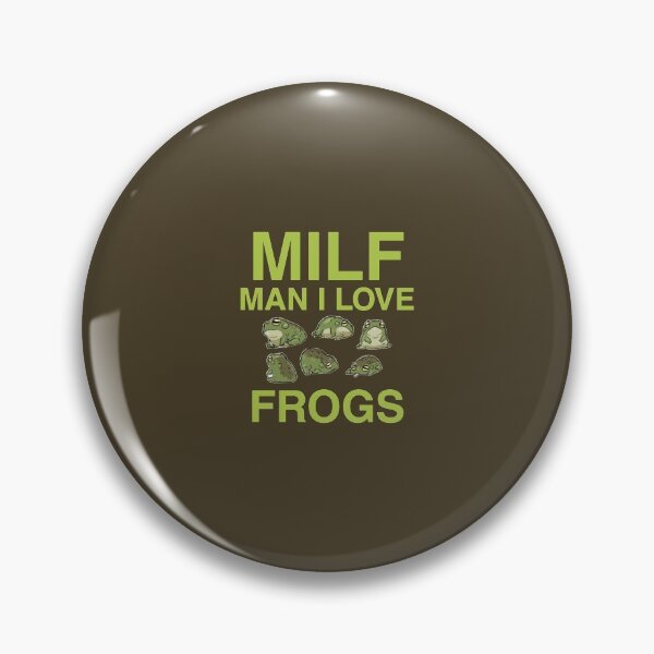 Item preview, funny frog quote milf man i love frogs bumper frog designed and sold by medbouk1.