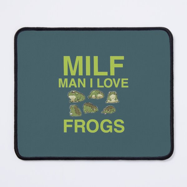 Item preview, funny frog quote milf man i love frogs bumper frog designed and sold by medbouk1.