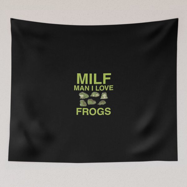 Item preview, funny frog quote milf man i love frogs bumper frog designed and sold by medbouk1.