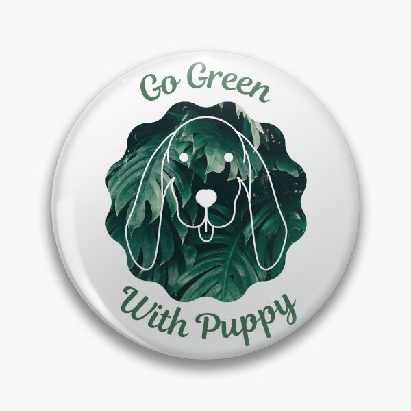 Item preview, Go Green With Puppy designed and sold by kucingmaikan.