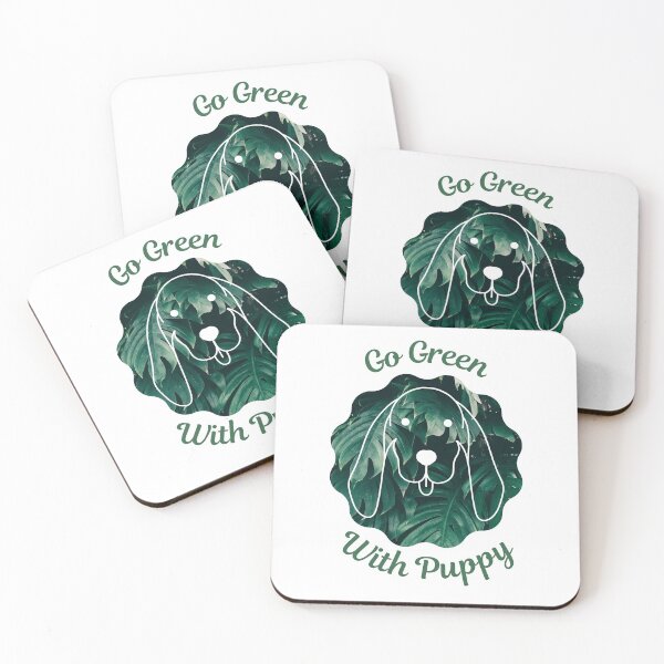 Item preview, Go Green With Puppy designed and sold by kucingmaikan.