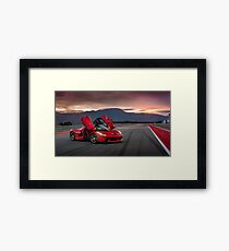 Doors Up LaFerrari Framed Print