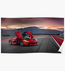 Doors Up LaFerrari Poster
