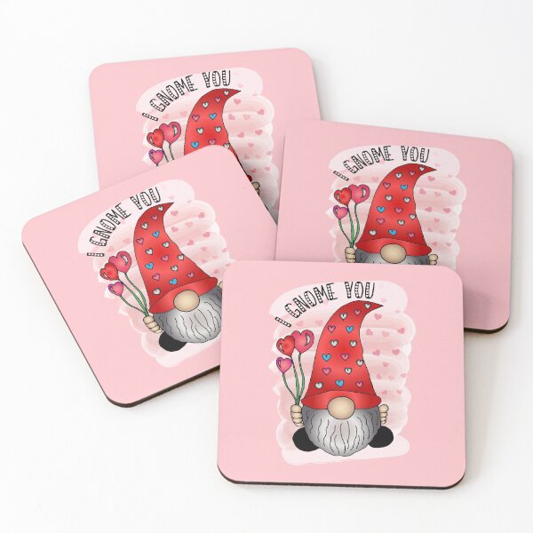 Item preview, VALENTINE GNOME WATERCOLOR designed and sold by GamaArtDesign.
