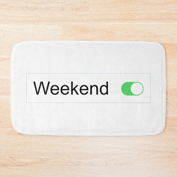 Item preview, Weekend button designed and sold by Skydrak91.