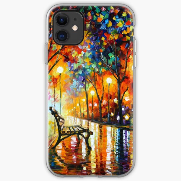 THE LONELINESS OF AUTUMN - Leonid Afremov iPhone Soft Case