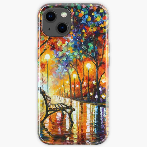 THE LONELINESS OF AUTUMN - Leonid Afremov iPhone Soft Case