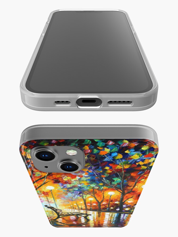 Alternate view of THE LONELINESS OF AUTUMN - Leonid Afremov iPhone Case