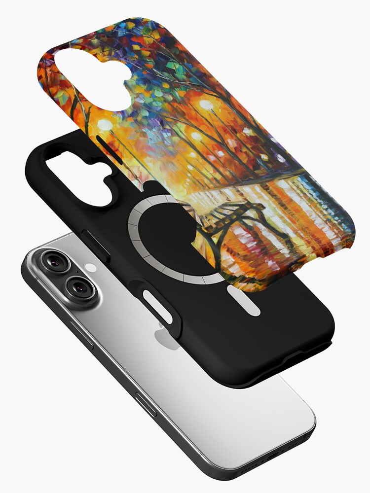 Thumbnail 2 of 4, iPhone Case, THE LONELINESS OF AUTUMN - Leonid Afremov designed and sold by vitebskart.