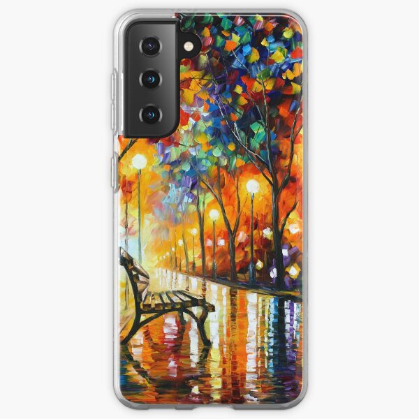 THE LONELINESS OF AUTUMN - Leonid Afremov Samsung Galaxy Soft Case