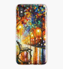 THE LONELINESS OF AUTUMN - Leonid Afremov iPhone Case