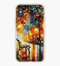 THE LONELINESS OF AUTUMN - Leonid Afremov iPhone Case