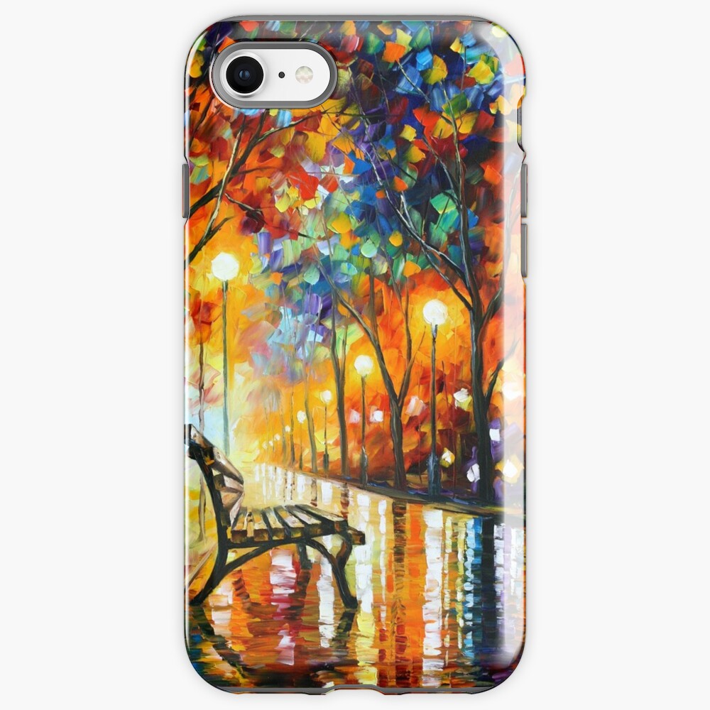 THE LONELINESS OF AUTUMN - Leonid Afremov iPhone Case & Cover