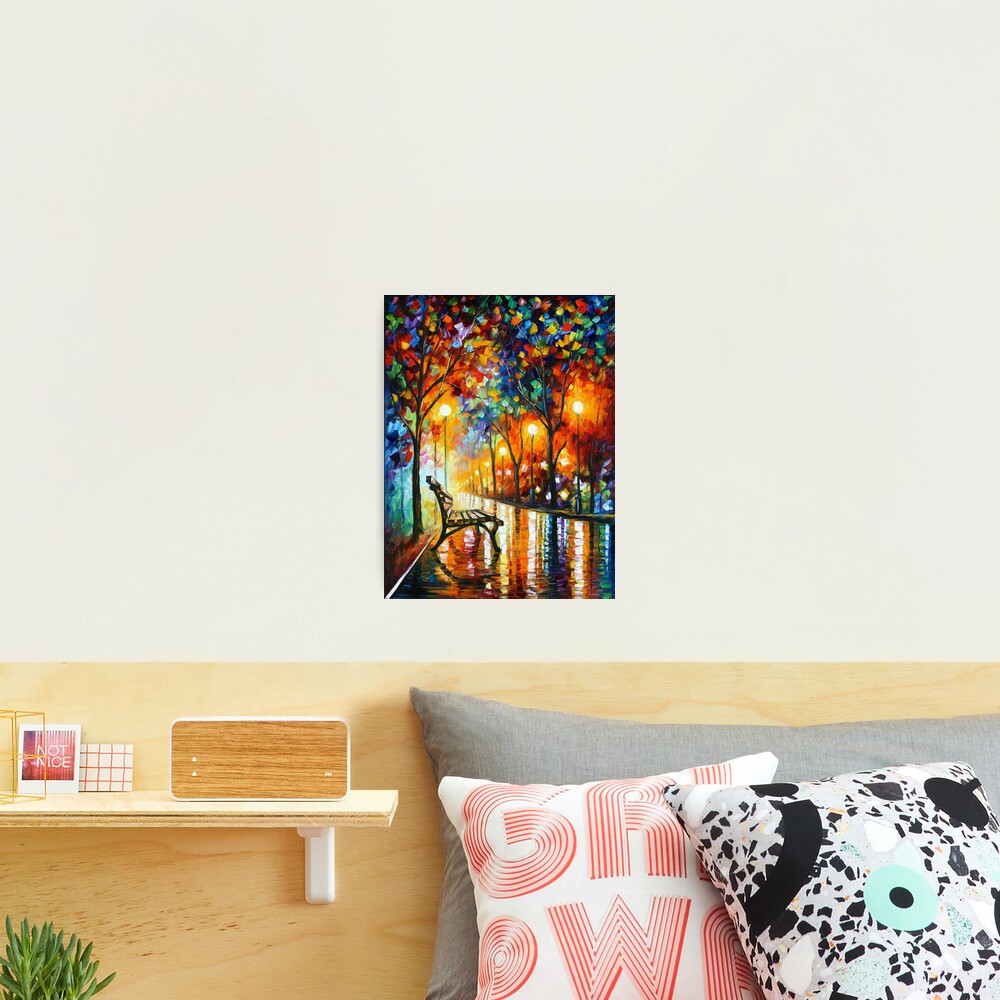 THE LONELINESS OF AUTUMN - Leonid Afremov Photographic Print