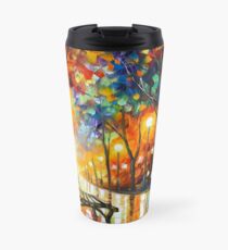 Taza de viaje LA SOLEDAD DEL OTOÑO - Leonid Afremov