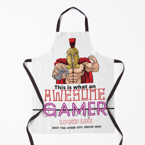 Item preview, This is what an awesome gamer looks like - Joke - Spartan designed and sold by Macspayne.
