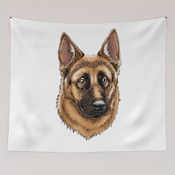 Item preview, German Shepherd Portrait designed and sold by Motivburg.