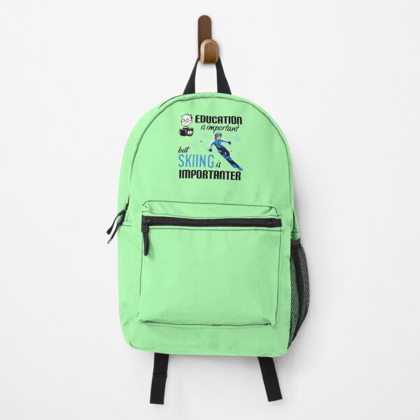 Item preview, Education is important but skiing is importanter. designed and sold by Umiska.