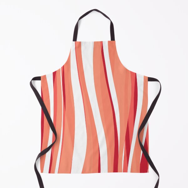 Artikelvorschau, Abstract Waves Stripes Pattern #1 Coral Tones entworfen und verkauft von bubblyshades.