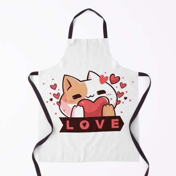 Item preview, Valentine Anime Love Cat designed and sold by ChelleCreate.