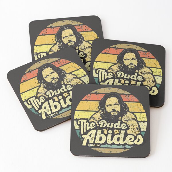 Item preview, The Big Lebowski the dude abides. Birthday party gifts. Officially licensed merch. designed and sold by chrlalexandru.