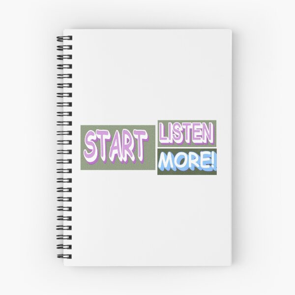 Item preview, Cute Expression Design "Listen More". Buy Now designed and sold by Health And Fitness Posts e-Store.