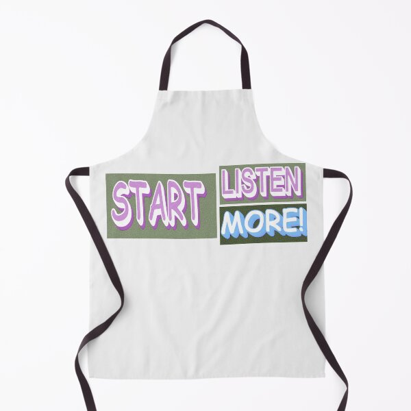 Item preview, Cute Expression Design "Listen More". Buy Now designed and sold by Health And Fitness Posts e-Store.