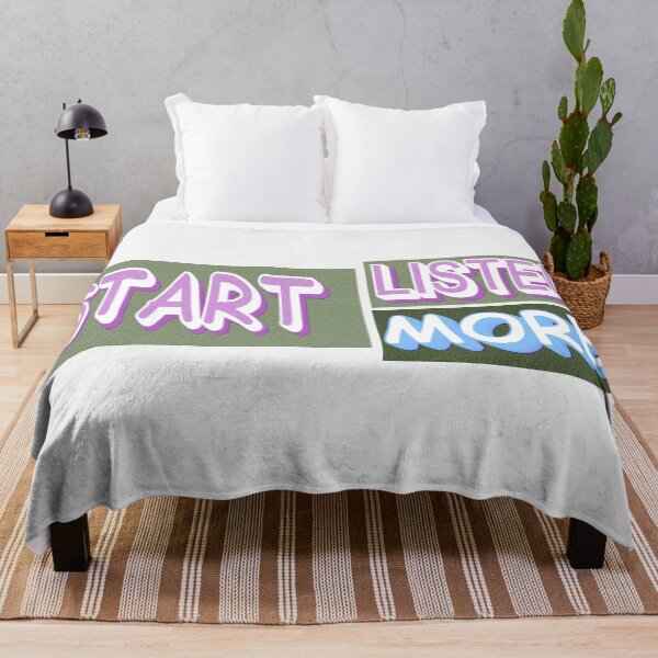 Item preview, Cute Expression Design "Listen More". Buy Now designed and sold by Health And Fitness Posts e-Store.