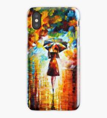 rain princess - Leonid Afremov iPhone Case
