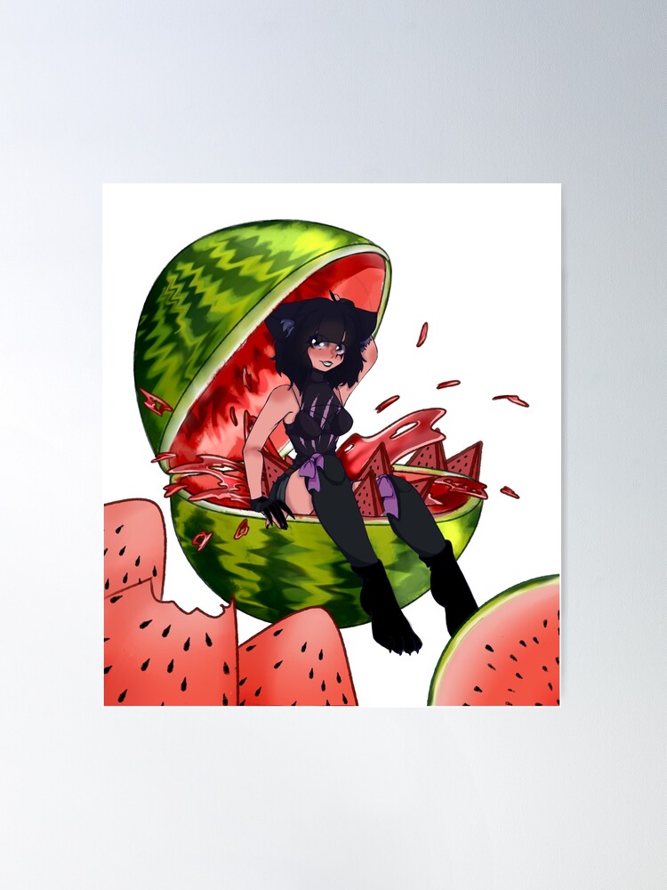 Crush Me Anime Parody Watermelon Sticker - Etsy Ireland