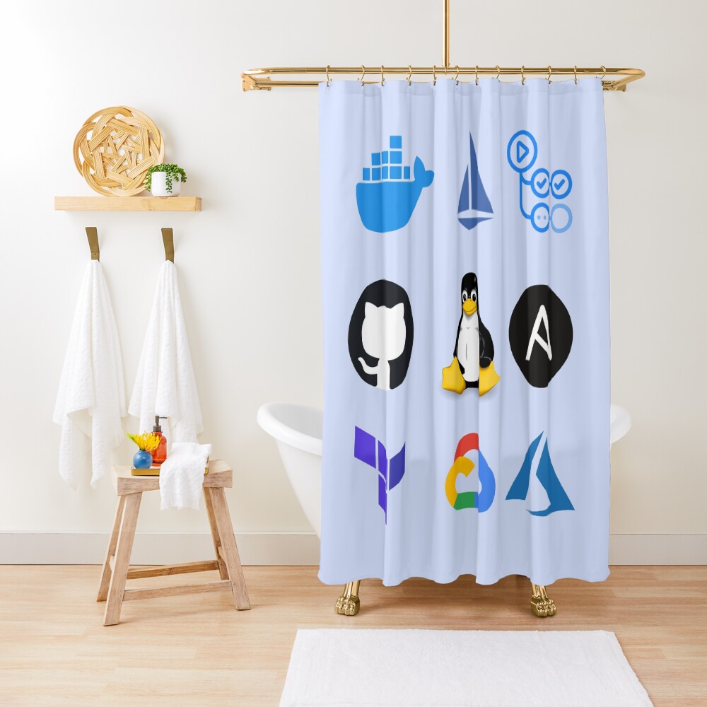 Item preview, Shower Curtain designed and sold by DevGoodies.